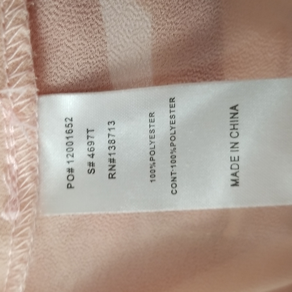 EUC Doe & Rae Sleeveless Sheer Top Size L - Picture 5 of 6